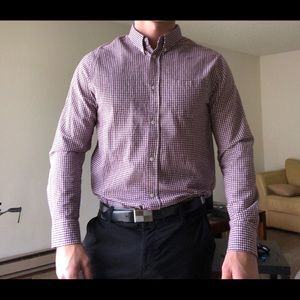 Red Checkered Dress Shirt